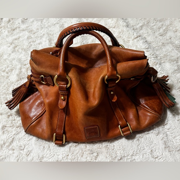 Dooney & Bourke Florentine Large Leather Satchel - Picture 1 of 12